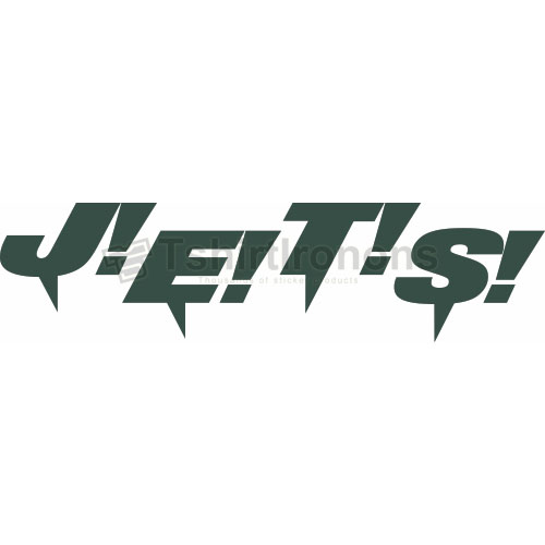 New York Jets T-shirts Iron On Transfers N641 - Click Image to Close